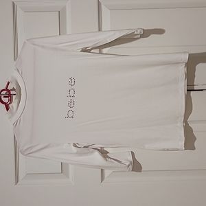 Bebe white pullover top